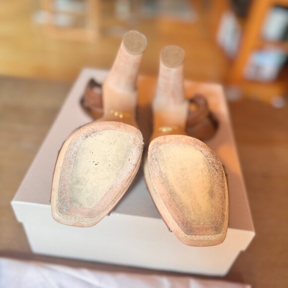 Prada Brown Platform Sandals - Picture 7 of 10